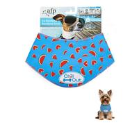 ALL FOR PAWS Watermelon Dog Cooling Bandana, Cooling Bandanas for Dogs, Dog Cooling Neck Wrap, Cooling Scarf for Dogs, Blue Ice Dog Neck Cooler for Summer, Neck Girth 30-36 cm /11.8-14.4 Inch(Small)