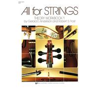 All for Strings : Theory Workbook 1 for string bass