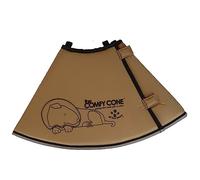 All Four Paws Comfy Cone Pet Collar, X-Small, Tan,X-Small