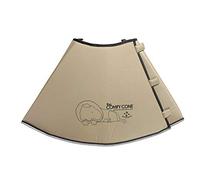 All Four Paws Comfy Cone Pet Cone for Dogs, Cats, XX-Large, Tan - Comfortable Soft Dog Cone Collar Alternative for After Surgery, Wound Care, Spay, Neuter - Dog and Cat Recovery Collar
