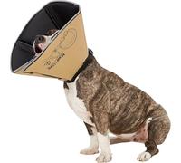 All Four Paws The Original Comfy Cone, Soft Recovery Collar with Removable Stays, Medium, Tan
