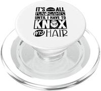 All Fun And Games Until I Knox My Hair Synchro Swimmer PopSockets PopGrip for MagSafe