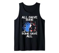 All GAVE Some GAVE All Memorial Day Patriotic Military Tank Top