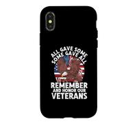 All Gave Some Some Gave All Remember And Honor Our Veterans Case for iPhone X/XS
