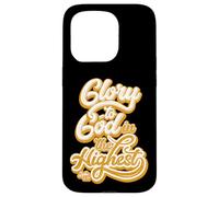 All Glory to God in The Highest Luke 2:14 Praise Christian Case for iPhone 15 Pro