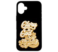 All Glory to God in The Highest Luke 2:14 Praise Christian Case for iPhone 16 Plus