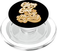 All Glory to God in The Highest Luke 2:14 Praise Christian PopSockets PopGrip for MagSafe