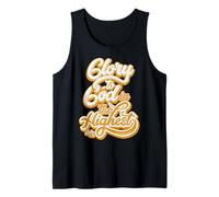 All Glory to God in The Highest Luke 2:14 Praise Christian Tank Top