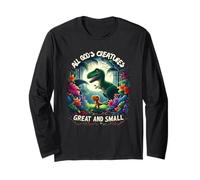All Gods Creatures Great and Small, Jesus Made Dinosaurs Too Long Sleeve T-Shirt