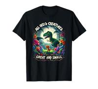 All Gods Creatures Great and Small, Jesus Made Dinosaurs Too T-Shirt