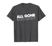 All Gone Pete Tong Light Text T-Shirt, Men, Dark Heather Grey, XX-Large