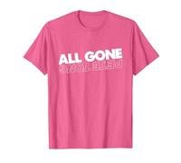 All Gone Pete Tong Light Text T-Shirt, Men, Pink Heather, Small