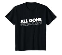 All Gone Pete Tong Light Text T-Shirt, Youth, Black, 3T