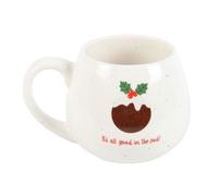 All Good in the Pud Rounded Christmas Mug Simplhome Multi One Size