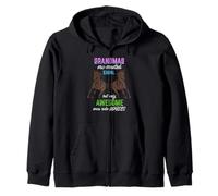 All Grandmas Are Created Equal Horse Lover Equestrian Zip Hoodie