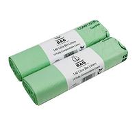 All-Green 140 Litre Compost Bag - EN13432 - 20 x 140L Compostable Wheelie Bin Liners - 20 Green Bags