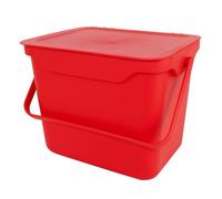 All-Green Red Storage Container - Easy Eco Home Kitchen/Utilities Room Kids Toys Storage Box Caddy - 5 Litre (5L)