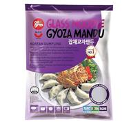 All groo Ready Meals Sides | Korean Dumpling for Stem | Fully Cooked Quick and Easy Meal Ideas | Authentic Korean Flavor Frozen Food | Halal Certified (Glass Noodle Dumpling Gyoza, 3 Pack)