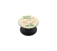 All Guests Must Be Approved By The Cat Funny Quote PopSockets Adhesive PopGrip