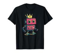 All Hail the Funny Crowned Robot for Adults and Kids T-Shirt
