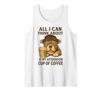 All I Can Think About is My Afternoon Cup of Coffee Dog Tank Top