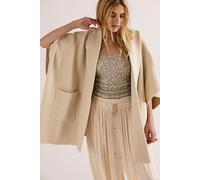 All I Need Cozy Hooded Duster Top at Free People in Creme - female