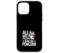All I Need Is Coffee And My Penguin Cute Penguin Coffee Case for iPhone 12 mini