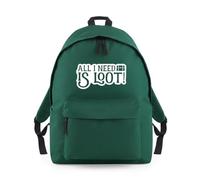 All I Need Is Loot Games Backpack Rucksack 18L Bag - 42 x 31 x 21cm