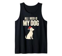 All I Need is My Dog Christmas Tank Top