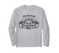 All I Need is My Emotional Support Dice Funny Gamer Long Sleeve T-Shirt