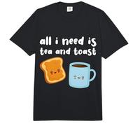All I Need is Tea and Toast Tea and Toast Eternal Love Tea Comfort Colors Adult Heavyweight T-Shirt