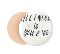All I Need Is You And Me Quote Air Cushion Makeup Foundation Sponge Powder Puff