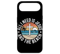 All I Need Jesus and The Beach Funny Christian Sun Vacation Case for iPhone Air