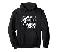 All I Need Stargazing Stargazer Astronomy Night Sky Pullover Hoodie