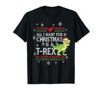All I Want for Christmas is A T-Rex Cute Dinosaur T-Shirt
