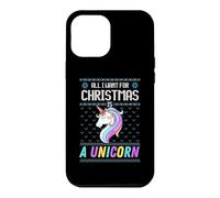 All I Want For Christmas Is A Unicorn Ugly Sweater Xmas Fun Case for iPhone 12 Pro Max