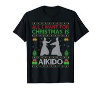All I Want For Christmas Is Aikido Ugly Xmas T-Shirt