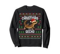 All I Want For Christmas Is Leopard Gecko Ugly Xmas Sweater Sweatshirt