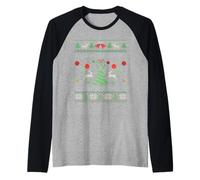 All I Want for Christmas is Mental Stability Ugly Sweater Raglan Baseball Tee