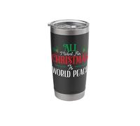 All I Want for Christmas is World Peace Stainless Steel Insulated Tumbler