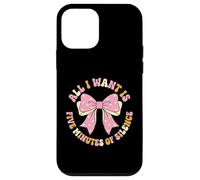 All I Want Is Five Minutes Of Silence Overwhelmed Mom Case for iPhone 12 mini