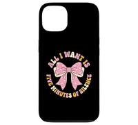 All I Want Is Five Minutes Of Silence Overwhelmed Mom Case for iPhone 13