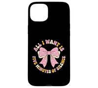 All I Want Is Five Minutes Of Silence Overwhelmed Mom Case for iPhone 15 Plus
