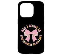 All I Want Is Five Minutes Of Silence Overwhelmed Mom Case for iPhone 15 Pro