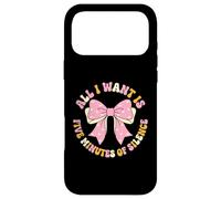All I Want Is Five Minutes Of Silence Overwhelmed Mom Case for iPhone 17 Pro Max