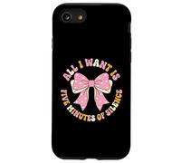 All I Want Is Five Minutes Of Silence Overwhelmed Mom Case for iPhone SE (2020) / 7/8