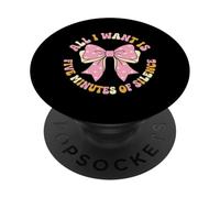 All I Want Is Five Minutes Of Silence Overwhelmed Mom PopSockets Adhesive PopGrip