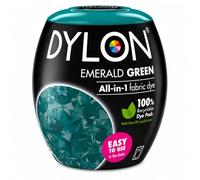 All-in-1 Fabric Dye Emerald Green - Permanent High-Intensity Textile Dye for Cotton, Linen, Viscose, and Polyester Blend Fabrics - Easy Application, Long-Lasting Color, Machine Wash Safe