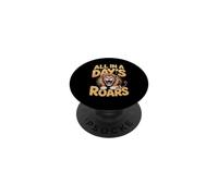 All in a Day's Roars Zookeeper Zoo Animal Care PopSockets Adhesive PopGrip