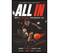 All In: Complete Match Log, Tournament Planner, Drill Tracker & Performance for Competitive Men-Track Scores, Win Rates, Shot Patterns, Opponents & Game Strategy